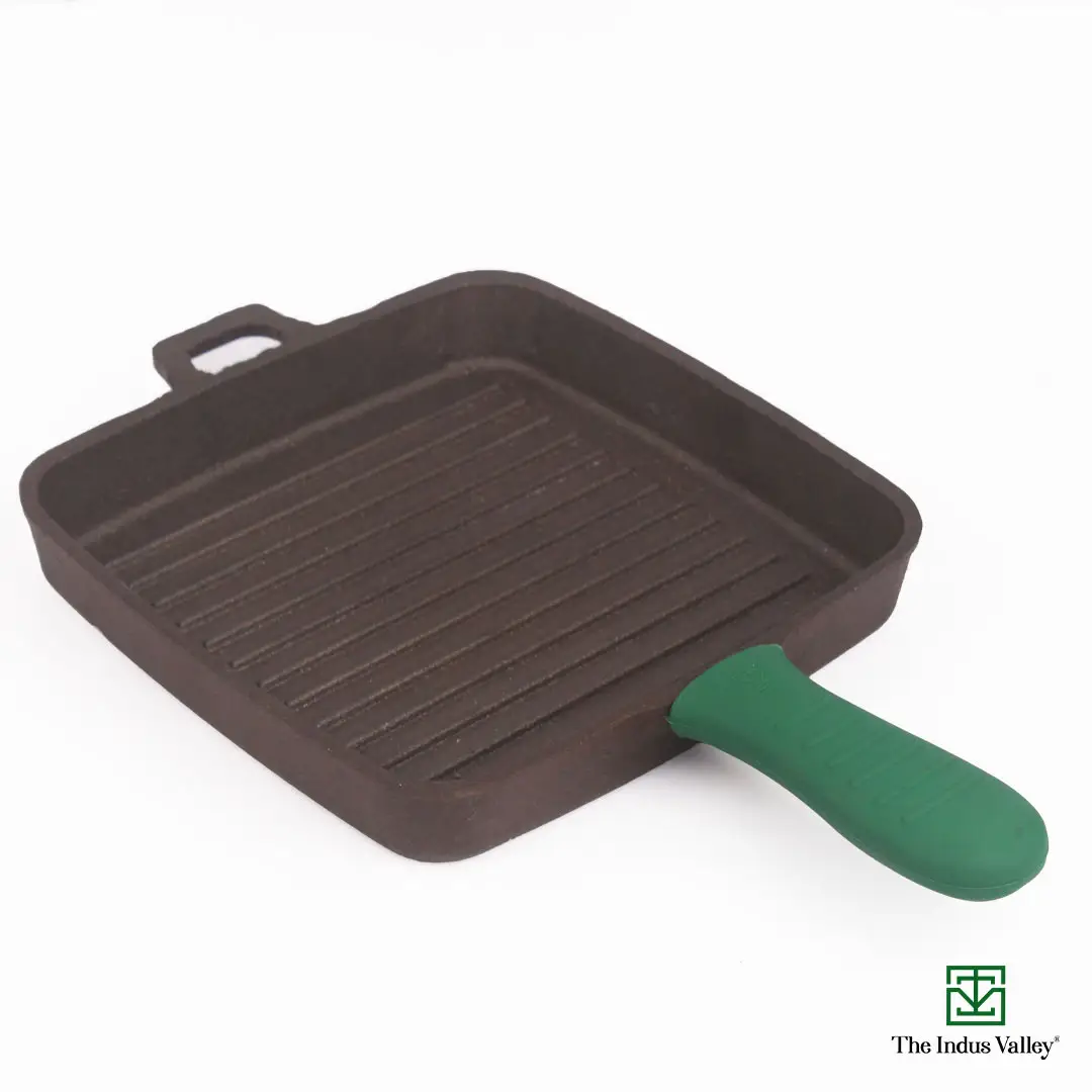 CASTrong Cast Iron Grill Pan 25.5cm, Pre-seasoned, 100% Pure, Toxin-free, Induction 3.4 kg - Image 14