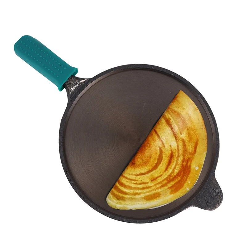 Super Smooth Cast Iron Tawa 26.3cm with Handle,Pre-seasoned, Naturally Nonstick, 100% Pure, Toxin-free, Induction - Image 15