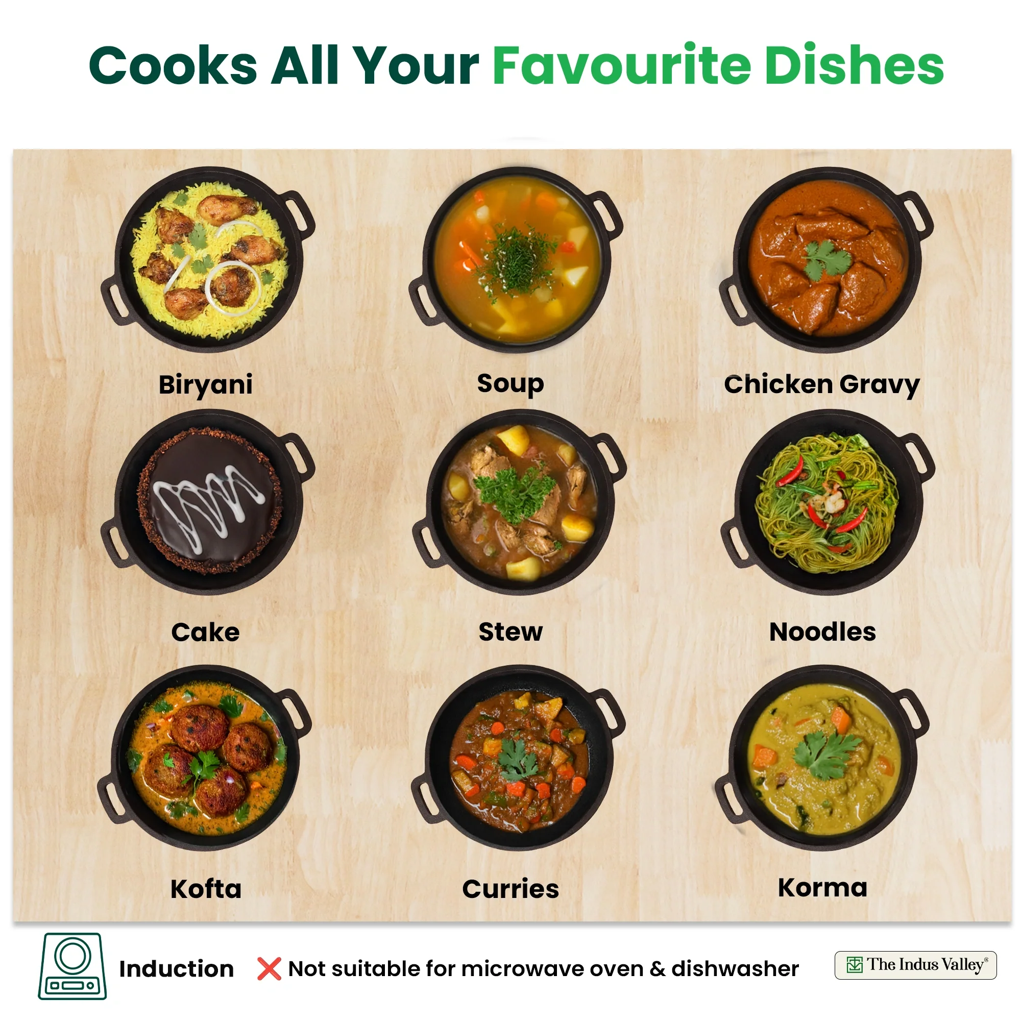 CASTrong Cast Iron Dutch Oven/ Casserole with Lid 26.5cm 5L,Pre-seasoned, 100% Pure, Toxin-free, Induction - Image 8