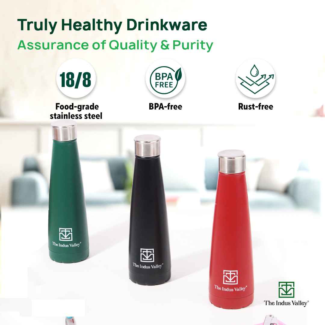 Pro-hydro Vacuum Insulated Stainless Steel Water Bottle 500 ml Narrow Mouth, Fits All Car Cup Holders - Image 3