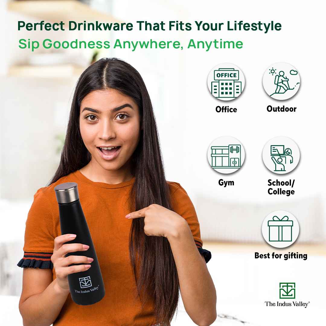 Pro-hydro Vacuum Insulated Stainless Steel Water Bottle 500 ml Narrow Mouth, Fits All Car Cup Holders - Image 6
