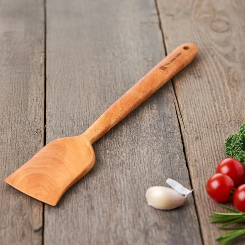 Neem Wood Cooking Spoon 37cm - Large Flip ( Handmade | 100% Natural) - Image 4