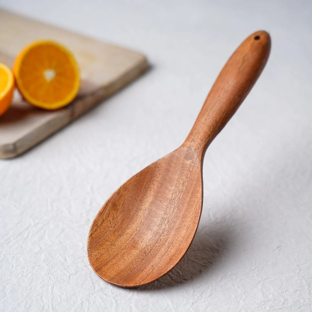 Neem Wood 25cm Cooking Spoon - Serve (Handmade | 100% Natural)