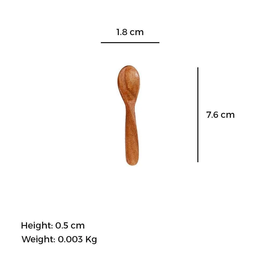 Wooden Masala Spoon (Set of 6) Compact - Image 6