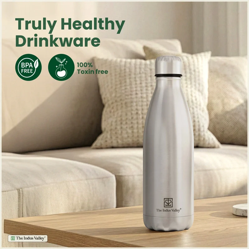 Premium Stainless steel Vacuum insulated cola water bottle – Double Wall, Vacuum insulated, Hot & Cold 1000ml - Image 2